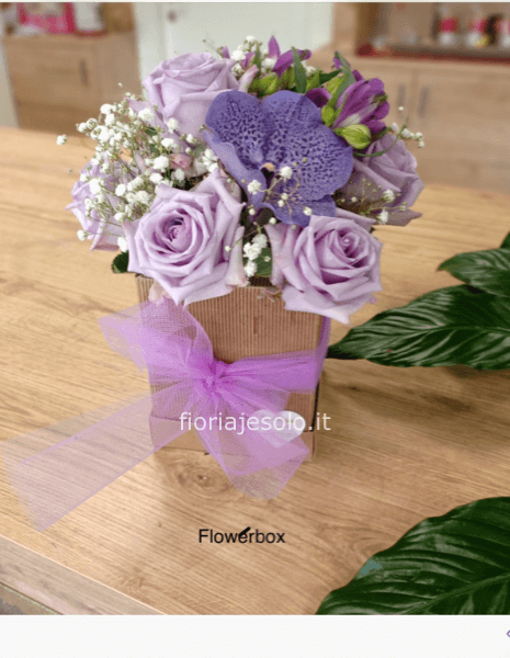 Flowerbox floreale cm. 10/12