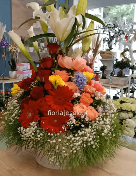 Flowerbox “mitica” ad arte del fiorista