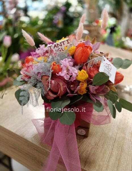 Flower box fiori colorati