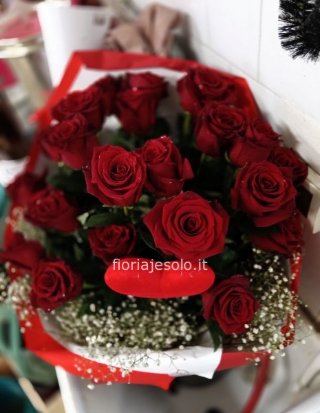 Rose rosse cm 80